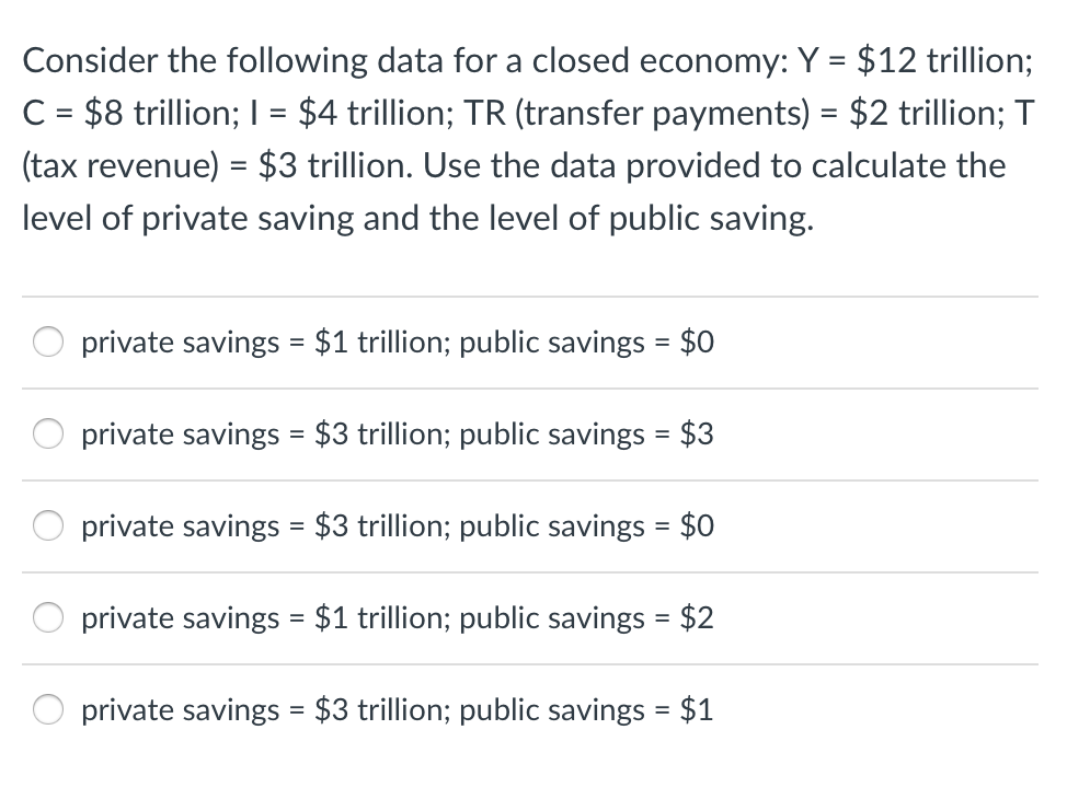 How To Calculate Private Savings