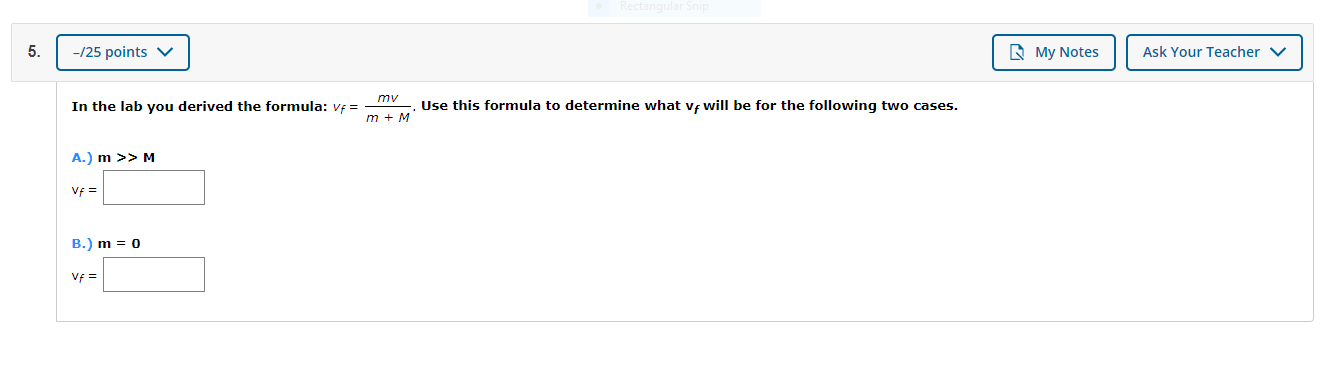 Solved Points V My Notes Ask Your Teacher V In The Lab Chegg Com