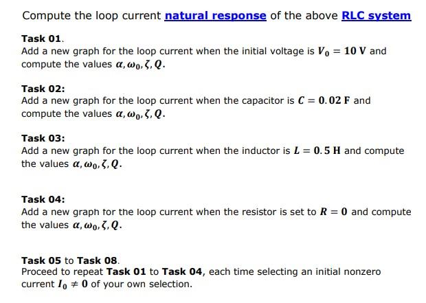 Solved Total Response of Series RLC Circuits In any RLC | Chegg.com