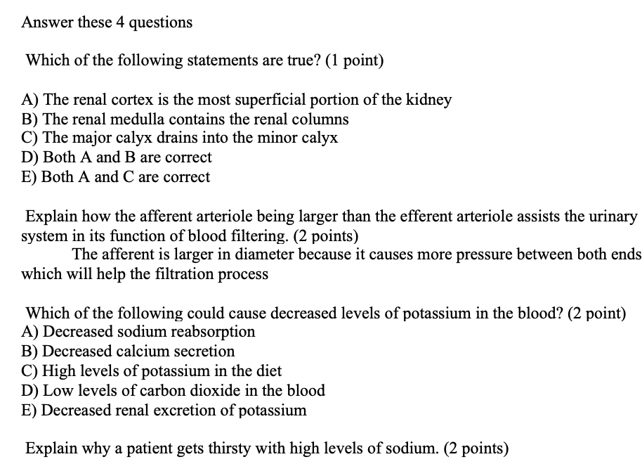 Solved Answer these 4 questions Which of the following | Chegg.com