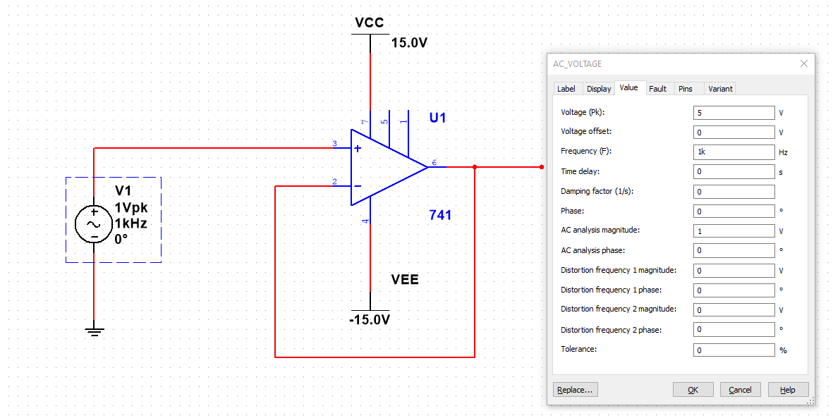 anden tørre Brun Solved How to plug in AC Voltage into Multisim. Vin(t) = Vm | Chegg.com