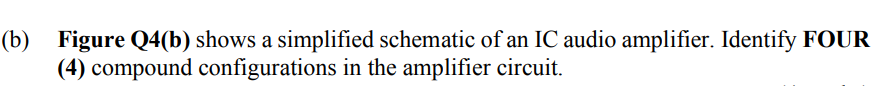 Solved (b) Figure Q4(b) Shows A Simplified Schematic Of An | Chegg.com