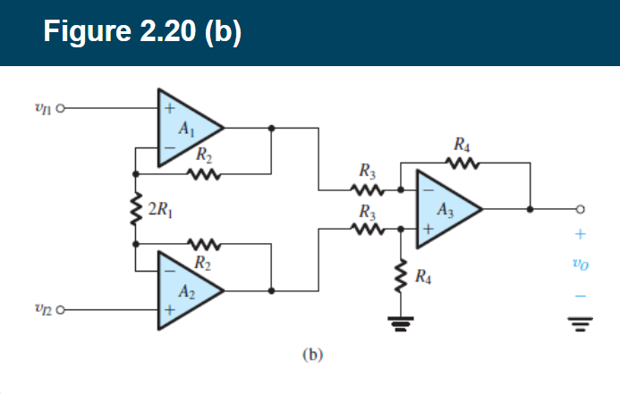 Solved = = = = 2.73 Consider The Instrumentation Amplifier | Chegg.com