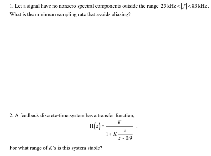 solved-1-let-a-signal-have-no-nonzero-spectral-components-chegg