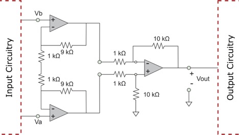 Solved We Are Given The Following Instrumentation Amplifier | Chegg.com