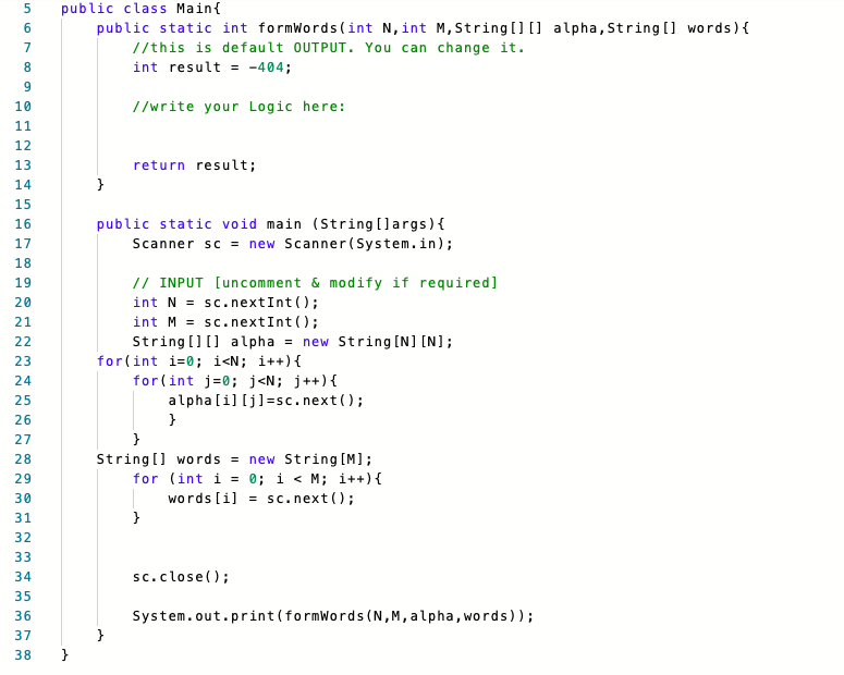 Solved Backtracking: Word Puzzle Alice Has Made A Nx N Grid 