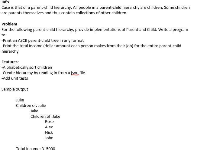 Solved Use Python to print an ASCII tree for a | Chegg.com