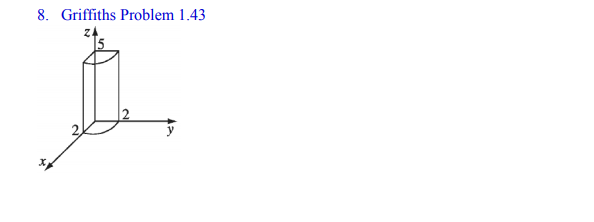 Solved 8 Griffiths Problem 1 43 Problem 1 43 A Find Th Chegg Com