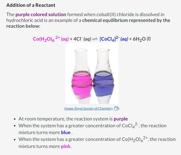 Solved Stressing a System at Equilibrium For the following | Chegg.com