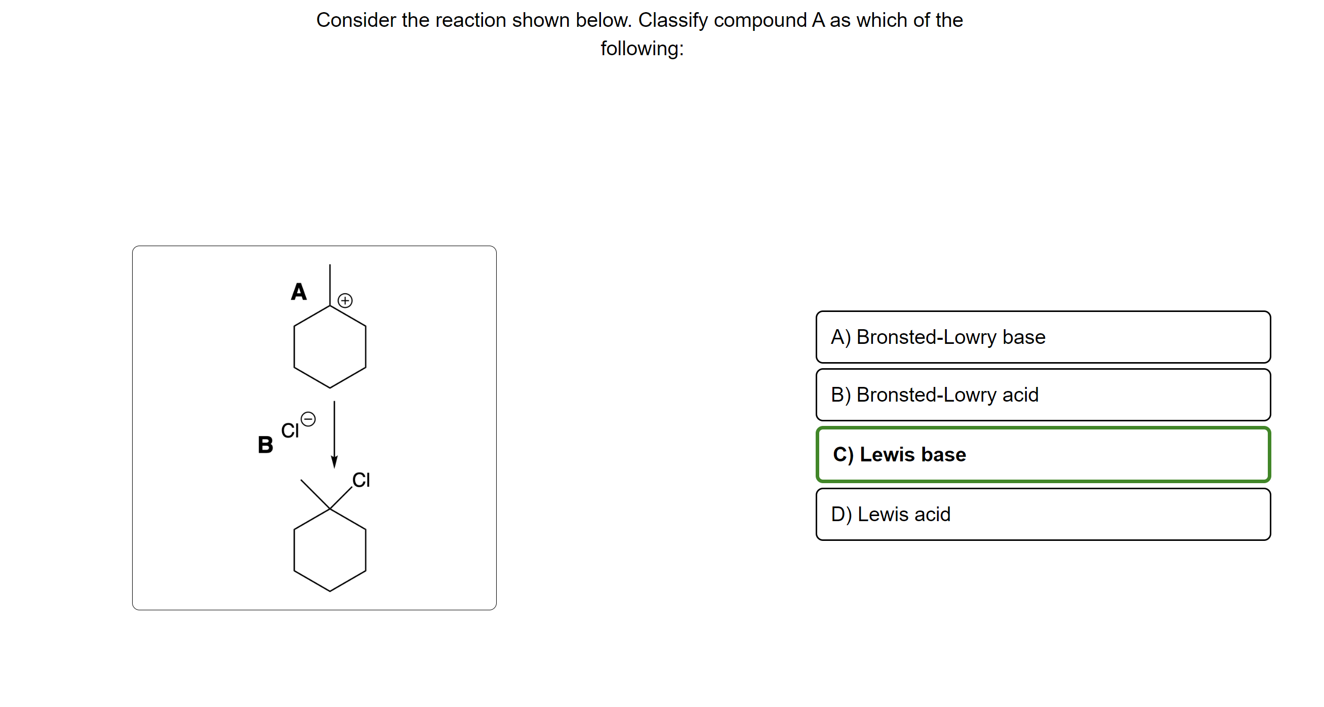 Solved Consider The Reaction Shown Below. Classify Compound | Chegg.com