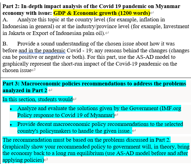 Solved Part 2: In-depth impact analysis of the Covid 19 | Chegg.com