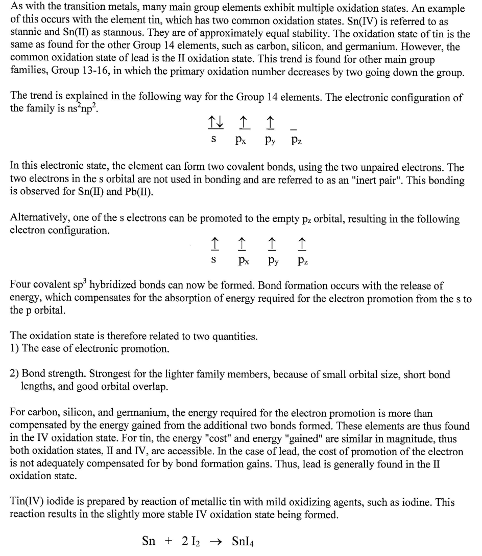 Solved 1 A) Tin(II)iodide mass experimental Final mass 5.0