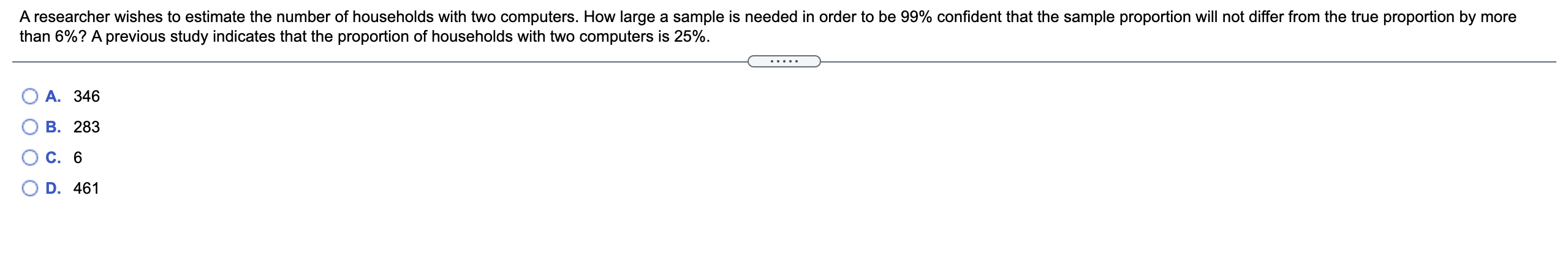 Solved A researcher wishes to estimate the number of | Chegg.com