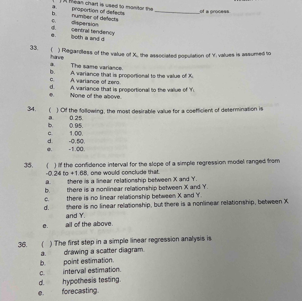 Solved (O The statistical procedure which is used to dampen | Chegg.com