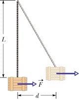 Solved A 269 kg crate hangs from the end of a rope of length | Chegg.com