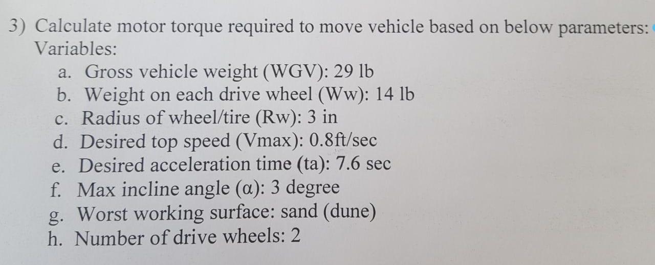 Car Window Motor Torque