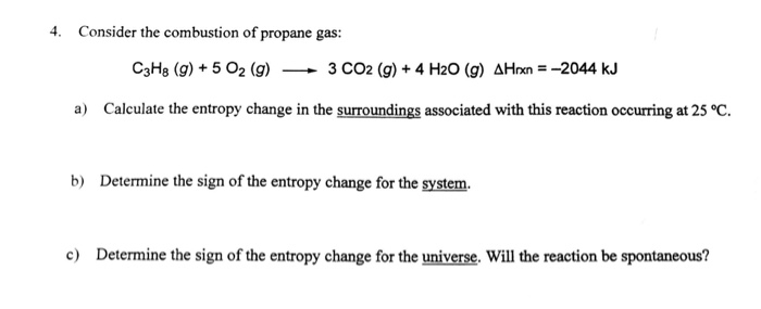 La Réaction De Combustion Complète Du Propane C3h8 :