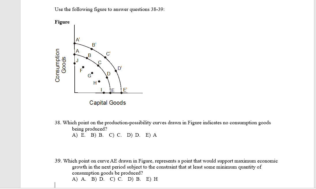 Solved Use The Following Figure To Answer Questions 38-39: | Chegg.com