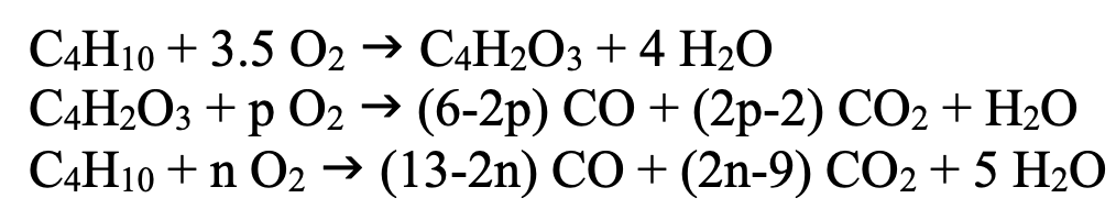 Solved Can you write the mole balances for these reactions? | Chegg.com