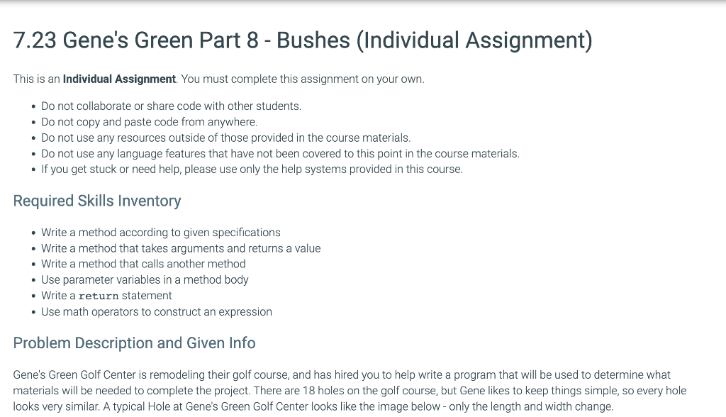 Solved This is an Individual Assignment. You must complete | Chegg.com