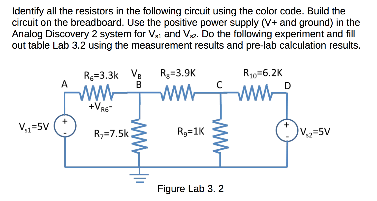 Solved Identify All The Resistors In The Following Circuit | Chegg.com