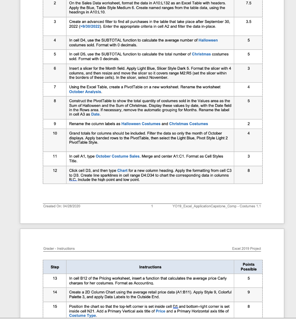 Solved 2 7 5 on the sales data worksheet format the data in chegg
