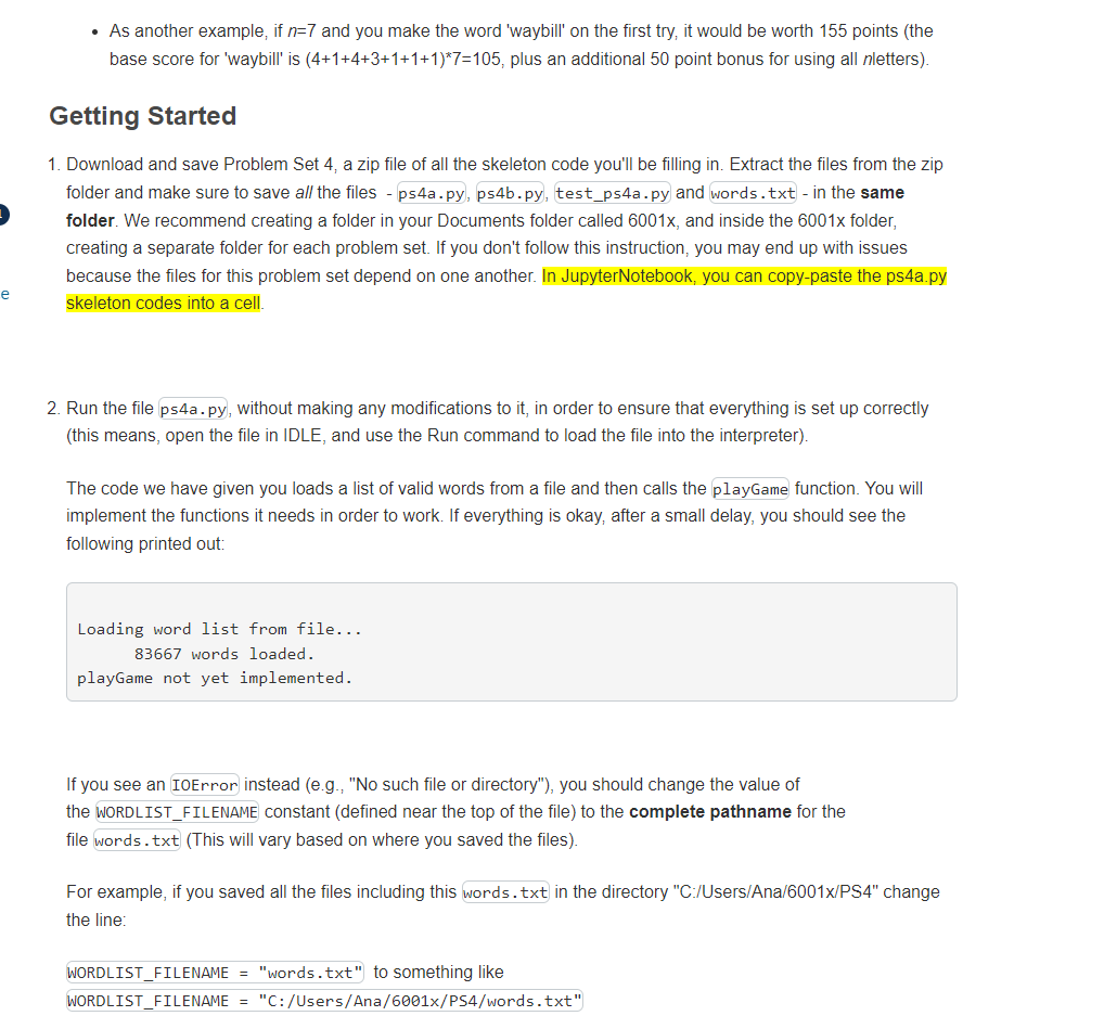 Solved In this problem set, you'll implement two versions of | Chegg.com