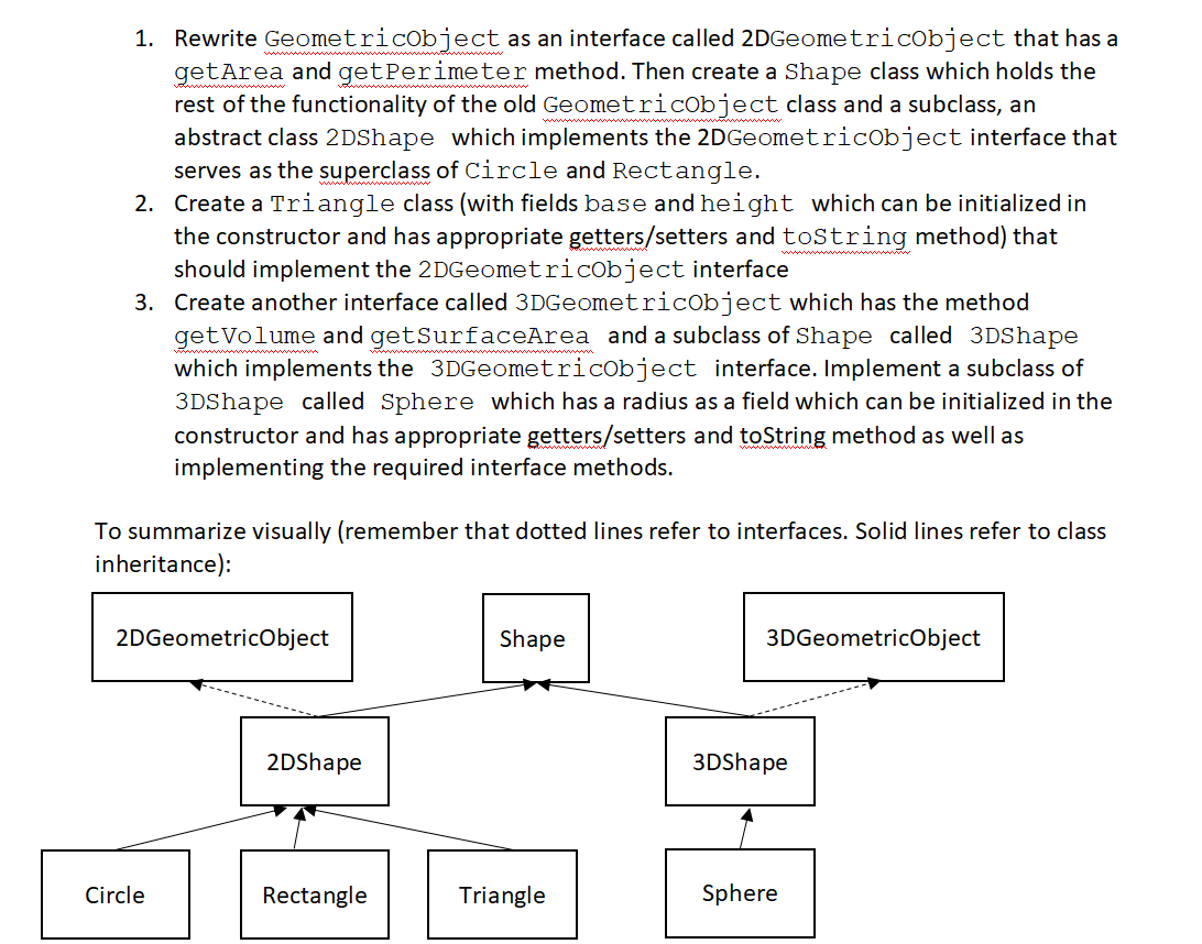 Solved In file Circie.java: package shapes; public class | Chegg.com