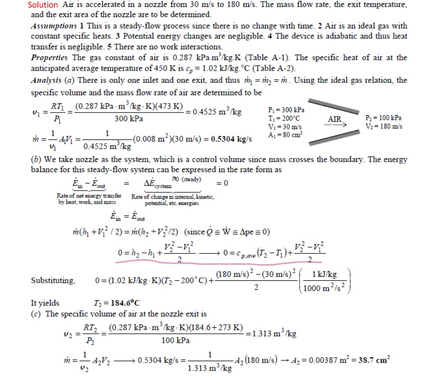 SOLVED Air Enters An Adiabatic Nozzle Steadily At 300 KPa 55 OFF