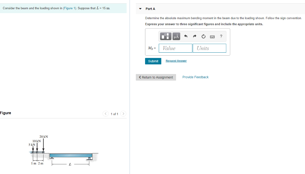 Solved Consider the beam and the loading shown in (Figure | Chegg.com