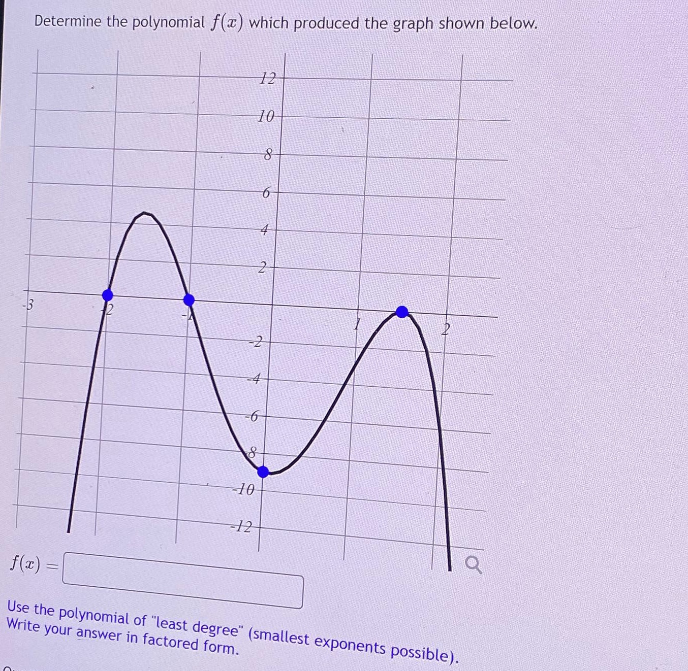 solved-determine-the-polynomial-f-x-which-produced-the-chegg