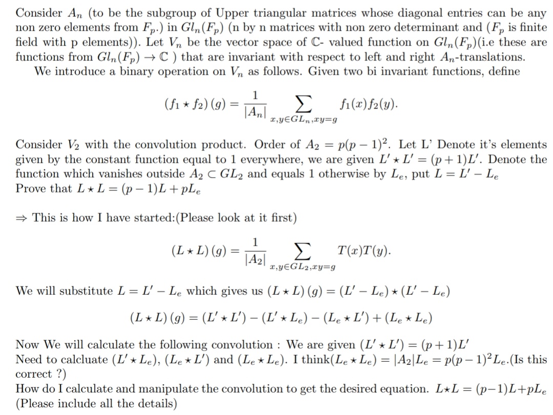 Solved Consider An (to be the subgroup of Upper triangular | Chegg.com