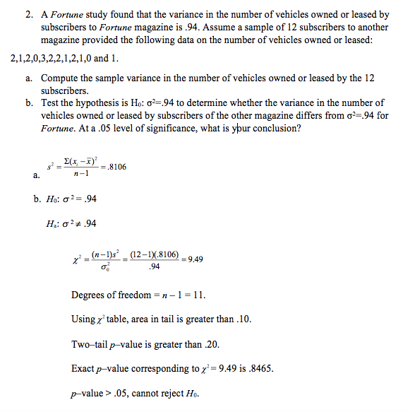 Solved Could you help explain how they arrived at s^2 =