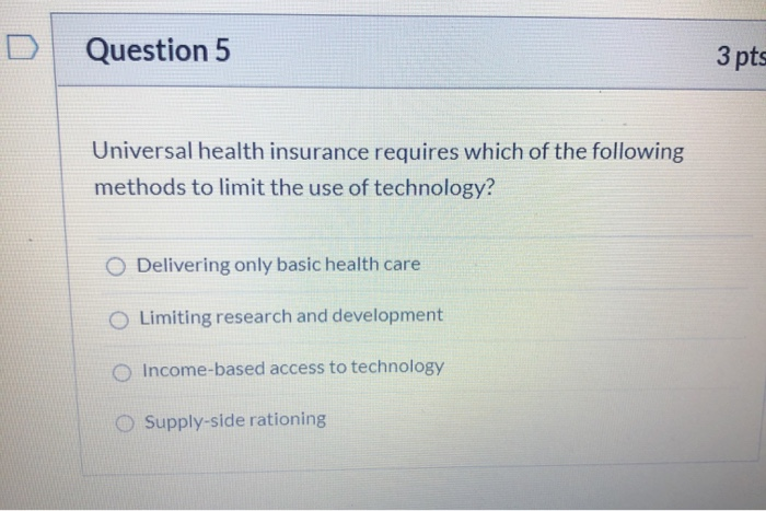 Solved Question 3 3 pts Which reimbursement method | Chegg.com