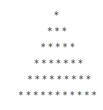 Solved Write a function using python named triangle that, | Chegg.com