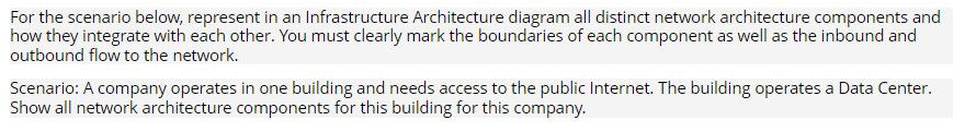 Solved For the scenario below, represent in an | Chegg.com