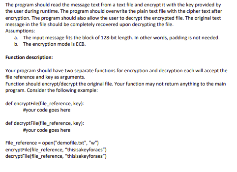 Solved The program should read the message text from a text | Chegg.com
