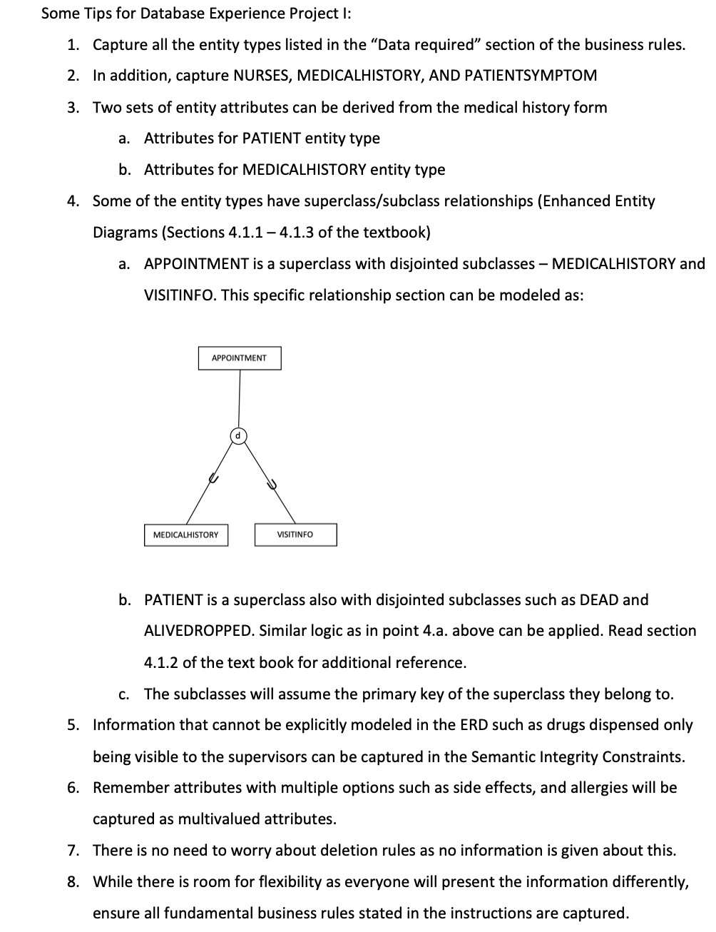 our first database assignment coursera