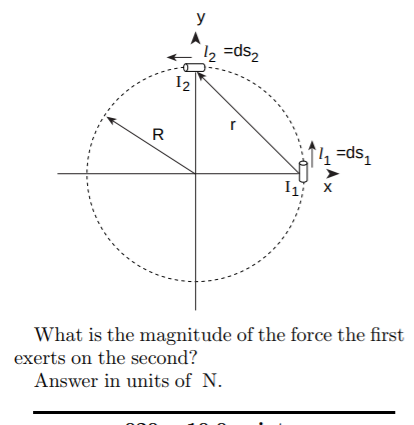 Solved 019 10.0 points A circular loop of wire of radius R | Chegg.com