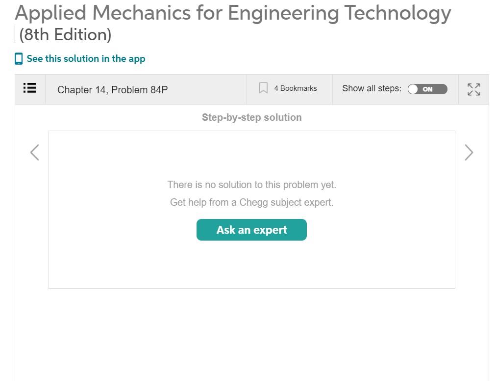 Solved There is no solution to question 14-84 in Applied | Chegg.com