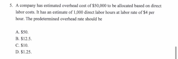 Which Of The Following Is Most Likely A Fixed Cost
