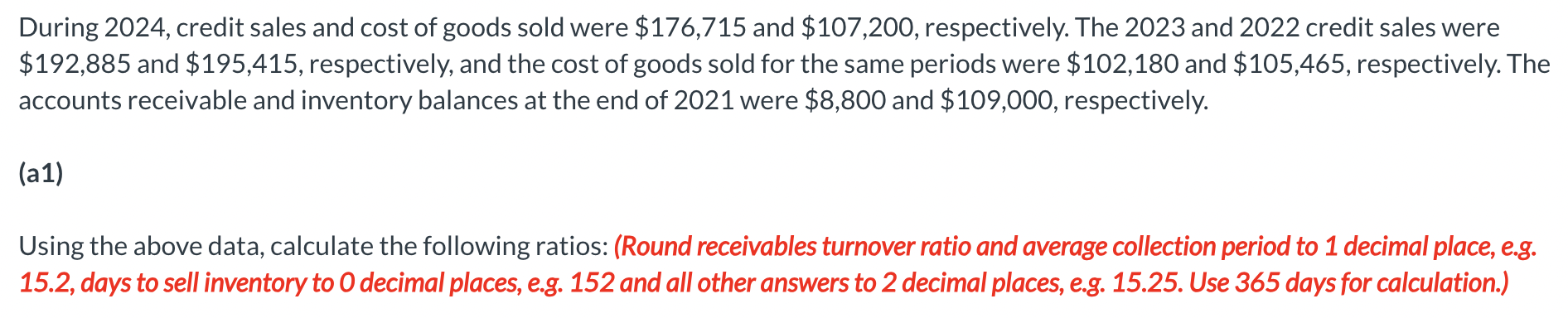 Solved During 2024 Credit Sales And Cost Of Goods Sold Chegg Com   PhpET4nK8