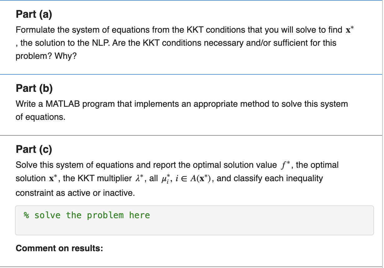 Solved Problem 1: In this problem, you are to solve an | Chegg.com