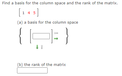 Solved Find a basis for the column space and the rank of the | Chegg.com