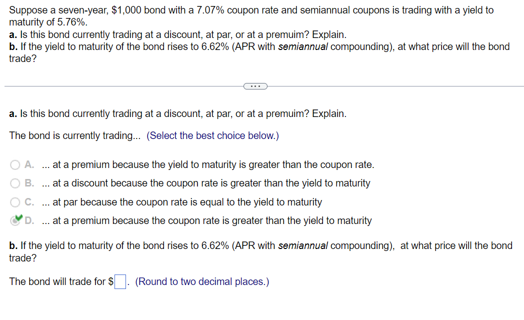Solved Please explain how you got your answer as well as | Chegg.com