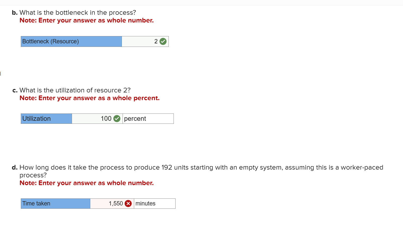 Solved Consider a process consisting of three resources. | Chegg.com