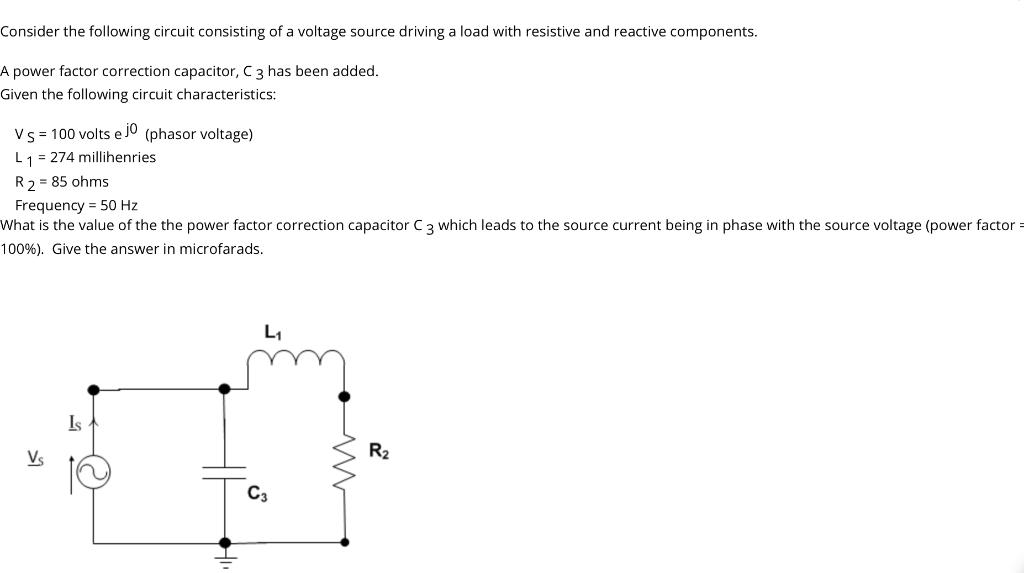 Solved Consider The Following Circuit Consisting Of A | Chegg.com