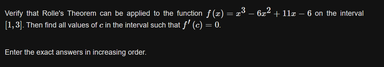 Solved Verify That Rolle's Theorem Can Be Applied To The | Chegg.com