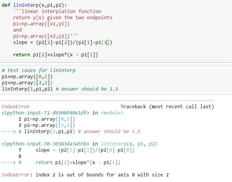 Solved why is this function throwing an error? Can you show