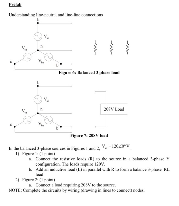 Solved Prelab Understanding line-ncutral and linc-line | Chegg.com